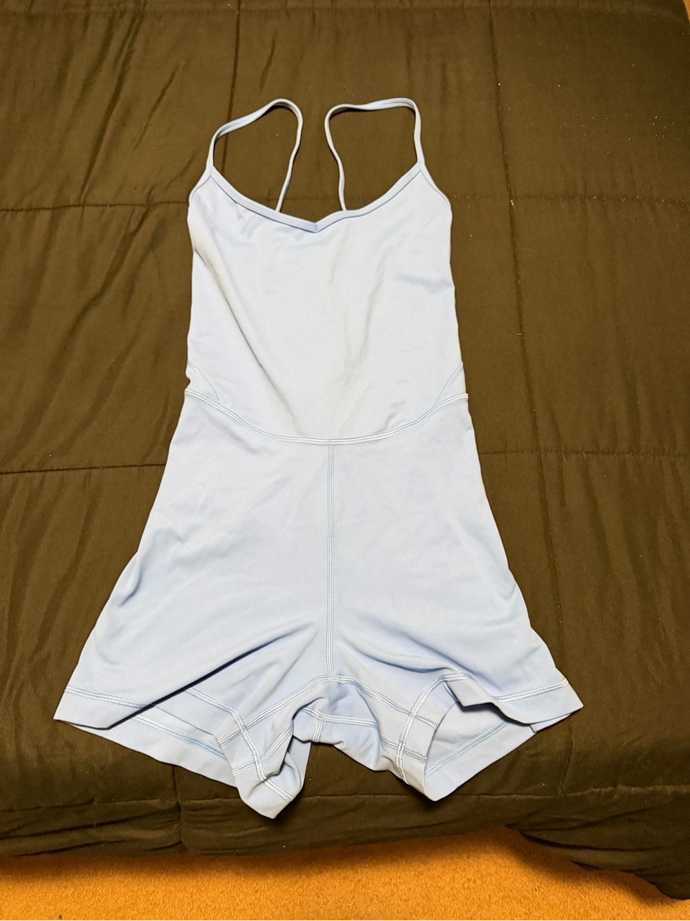 lululemon athletica Light Blue Sleeveless Romper